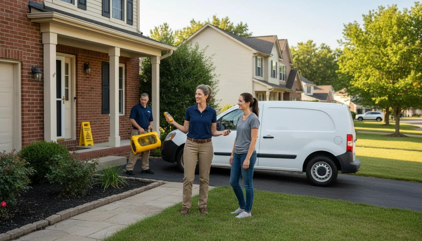 Water restoration image for Dehumidification And Cleanup Services in Roberts, WI